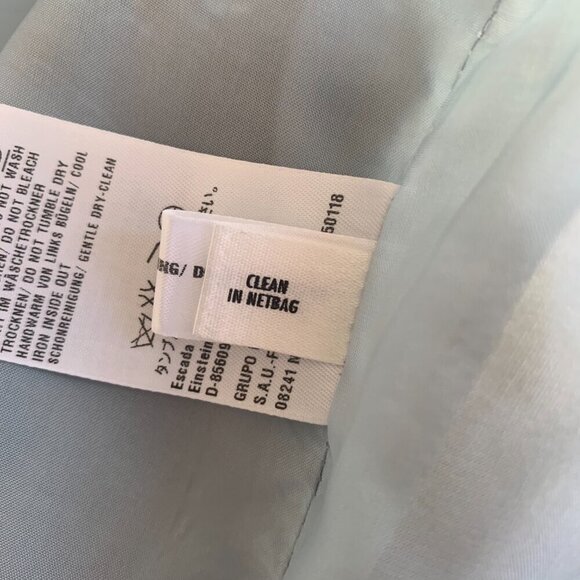 Escada Silk Wool Metallic Tweed Pencil Skirt - Picture 13 of 13